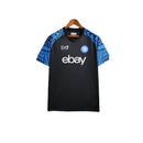 Camisa Napoli I Treino 23/24 - Torcedor EA7 Masculina - Preta com detalhes em az