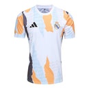 Camisa Real de Madrid Pré-jogo 24/25 - Torcedor Adidas Masculina - Branca com de