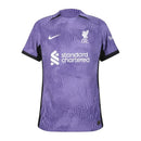 Camisa Liverpool III 23/24 - Torcedor Nike Masculina - Roxa com detalhes em pret