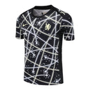 Camisa Chelsea Pré-jogo 25/26 - Torcedor Nike Masculina - Preta com detalhes em
