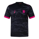 Camisa Chelsea III 24/25 - Torcedor Nike Masculina - Preta com detalhes em rosa