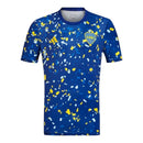 Camisa Boca Juniors Pré-jogo 24/25 - Torcedor Adidas Masculina - Azul com detalh