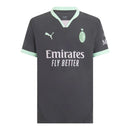 Camisa AC Milan III 24/25 - Torcedor Puma Masculina - Cinza com detalhes em verd