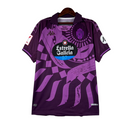 Camisa Real Valladolid II 23/24 - Torcedor Kappa Masculina - Roxa com detalhes e