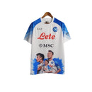 Camisa Napoli Edição Champions 23/24 - Torcedor EA7 Masculina - Branca com detal