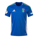 Camisa Seleção da Itália I 24/25 - Torcedor Adidas Masculina - Azul Com Patch Eu