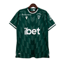 Camisa Santiago Wanderers I 23/24 - Torcedor Macron Masculina - Verde com detalh