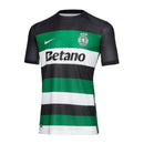 Camisa Sporting Lisboa I 24/25 - Torcedor Nike Masculina - Preta com detalhes em