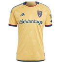 Camisa Real Salt Lake II 24/25 - Torcedor Adidas Masculina - Bege com detalhes e