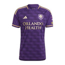 Camisa Orlando City I 24/25 - Torcedor Adidas Masculina - Roxa com detalhes em d
