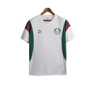 Camisa Palmeiras Treino 23/24 - Torcedor Puma Masculina - Branca com detalhes em
