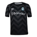Camisa Grêmio Goleiro 24/25 - Torcedor Umbro Masculina - Preta com detalhes em c