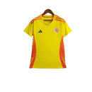 Camisa Seleção da Colômbia I 24/25 - Torcedor Adidas Feminina - Amarela com deta