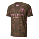 Camisa Manchester City Goleiro 24/25 - Torcedor Puma Masculina - Marrom com deta
