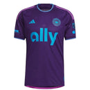 Camisa Charlotte FC II 24/25 - Torcedor Adidas Masculina - Roxa com detalhes em