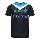 Camisa Grêmio III 24/25 - Torcedor Umbro Masculina - Preta com detalhes em azul