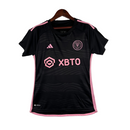 Camisa Inter Miami II 23/24 - Torcedor Adidas Feminina - Preta com detalhes em r