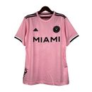 Camisa Inter Miami I 23/24 - Torcedor Adidas Masculina - Rosa com detalhes em pr