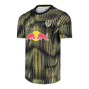 Camisa Leeds Pré-jogo 25/26 - Torcedor Adidas Masculina - Preta com detalhes em