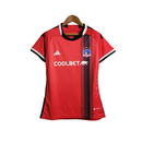 Camisa Colo colo II 23/24 - Feminina Adidas - Vermelha com detalhes em branco e