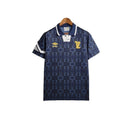 Camisa Retrô Escócia II 1992/1993 - Umbro Masculina - Azul com detalhes em branc