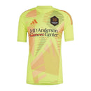 Camisa Houston Dynamo Goleiro 24/25 - Torcedor Adidas Masculina - Amarela com de