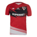 Camisa São Paulo Goleiro 25/26 - Torcedor New Balance Masculina - Vermelha com d